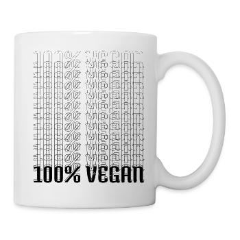 Droits des animaux Vegan Repas Légumes Go Vegan - Mug blanc - blanc - Droite