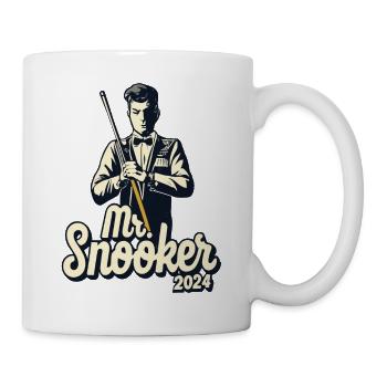 Mr. Snooker Pool Billiards Snooker Player - Mug - white - Right