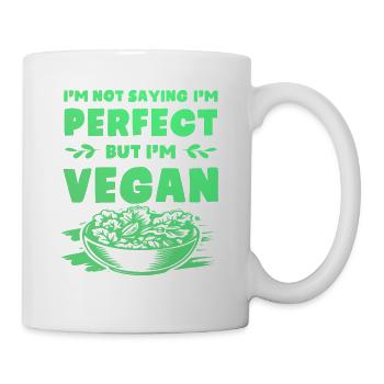 Pas parfaitement végétalien - Mug blanc - blanc - Droite