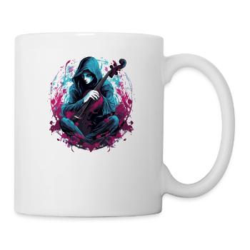 Violoncelliste, violoncelliste-musicien Collo-Musik - Mug blanc - blanc - Droite