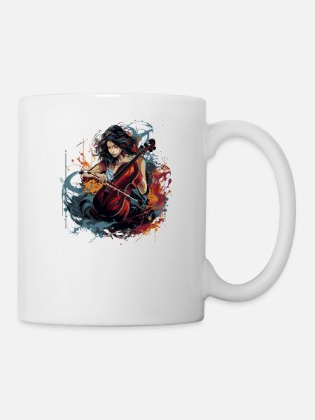 Cellospieler Cellist-Musiker - Tasse - Weiß