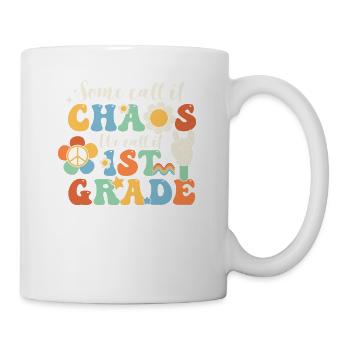 Rétro Certains appellent ça le chaos Nous l’appelons - Mug blanc - blanc - Droite