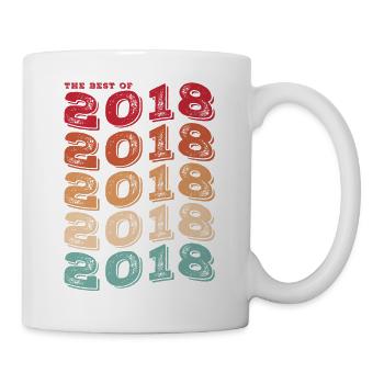 Vintage 2018 Cadeaux Légende pour 5 ans - 5ème - Mug blanc - blanc - Droite