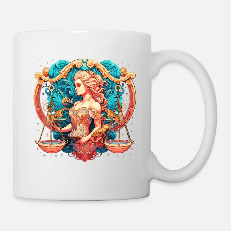 Adoptez votre identité Libra: Libra Pride - Mug blanc - blanc
