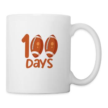 I mastered school for 100 days - Mug - white - Right