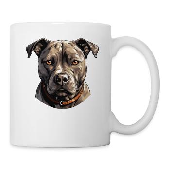 Dog American Pitbull - Mug - white - Right