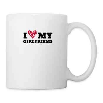 I Love My Girlfriend - Mug - white - Right