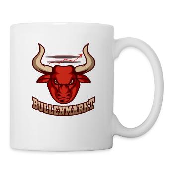 Bullenmarkt Börse Aktienmarkt Trader - Tasse - Weiß - Rechts
