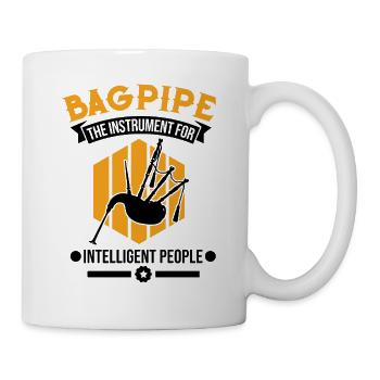 Dudelsack Dudelsackspieler - Tasse - Weiß - Rechts