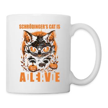 Schrödinger's Cat Is Dead and Alive - Tasse - Weiß - Rechts
