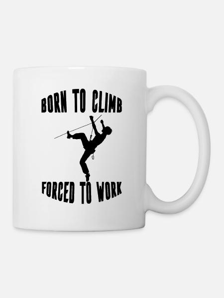 Alpiniste Escalade Alpinisme Escalade - Mug blanc - blanc