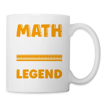 math teacher saying mathematician - Mug - white - Right