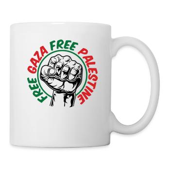 Free Gaza Free Palestine - Mug - white - Right