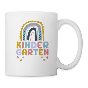 Kindergarten-Crew-Lehrer-Schüler 100. Tag zurück - Tasse - Weiß - Rechts