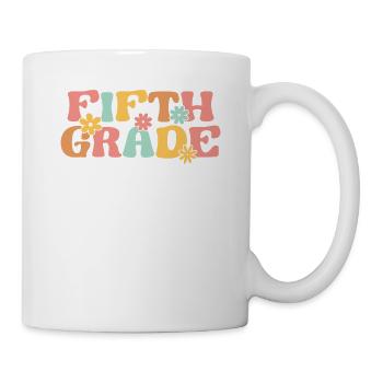 Équipe de rêve de cinquième année 5e élèves de la rentrée scolaire - Mug blanc - blanc - Droite