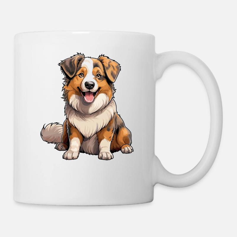 Chien Berger Australien - Mug blanc - blanc