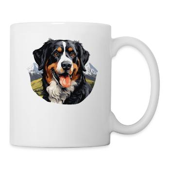 Hund Appenzeller Sennenhund - Tasse - Weiß - Rechts