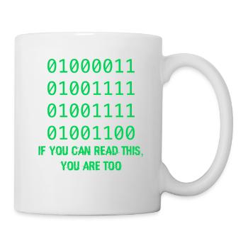 Cadeau Développeurs De Code Binaire Informatique - Mug blanc - blanc - Droite