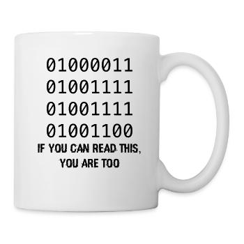 Cadeau Développeurs De Code Binaire Informatique - Mug blanc - blanc - Droite