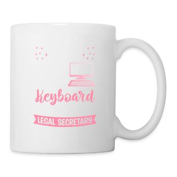 Ich brauche keinen Hammer Ich habe eine Tastatur Ich bin ein Legaler - Tasse - Weiß - Rechts