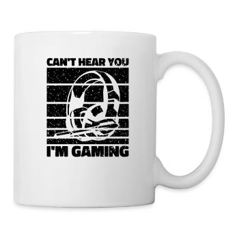 Je ne peux pas vous entendre dans le jeu - Cool Gaming Design - Mug blanc - blanc - Droite
