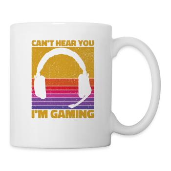 Je ne peux pas vous entendre dans le jeu - Cool Gaming Design - Mug blanc - blanc - Droite