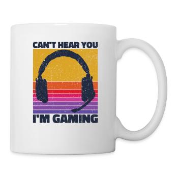 Je ne peux pas vous entendre dans le jeu - Cool Gaming Design - Mug blanc - blanc - Droite
