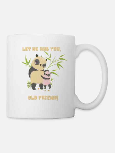 Deux pandas mignons - Mug blanc - blanc