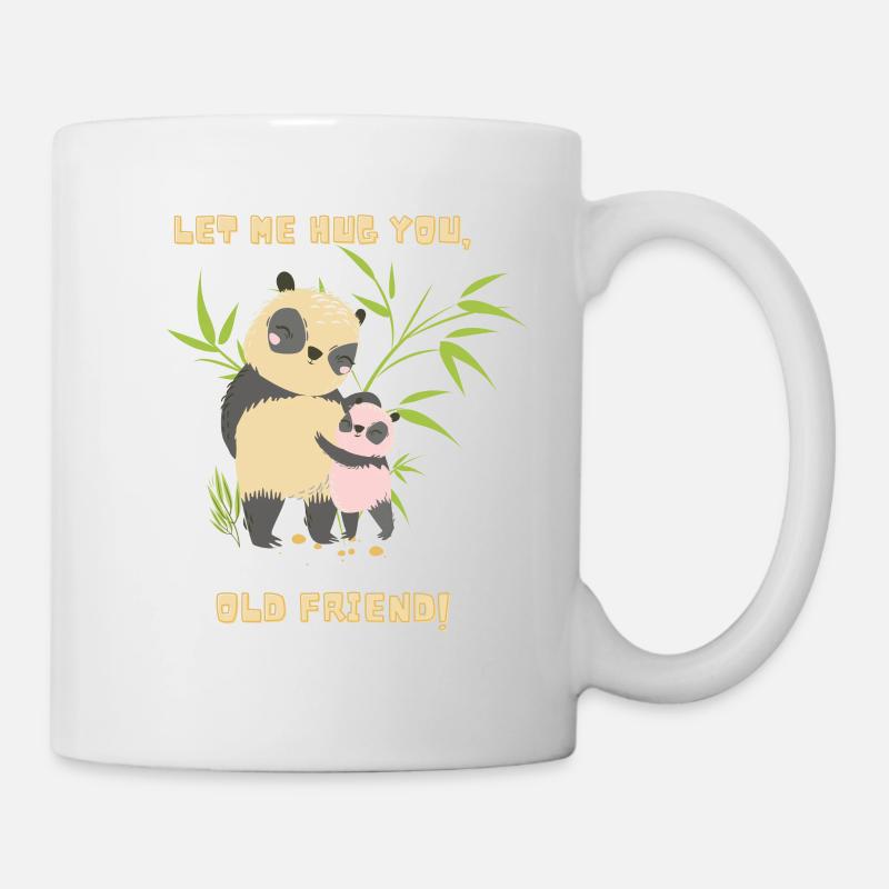 Deux pandas mignons - Mug blanc - blanc