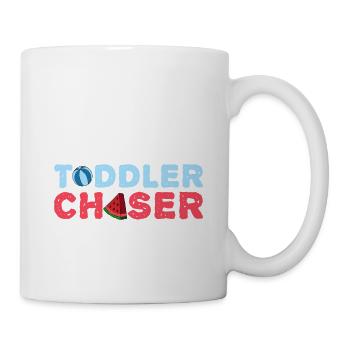 Au Pair Mädchen Kindergarten Nanny - Tasse - Weiß - Rechts