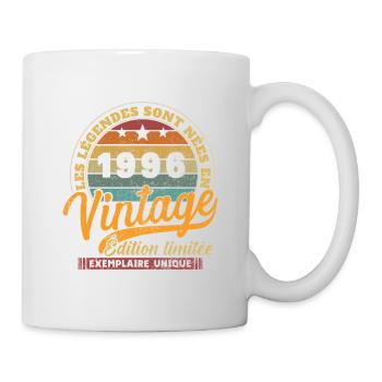 1996 Vintage Born In 1996 Birthday Gift - Mug - white - Right
