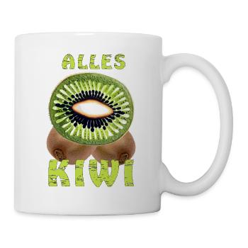 KIWI ALLES KIWI - Tasse - Weiß - Rechts