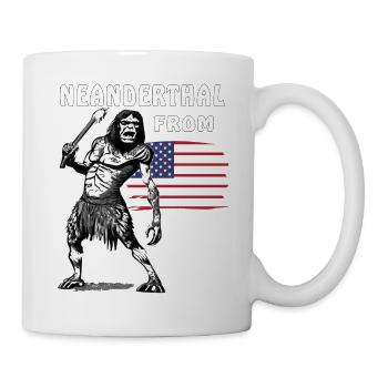 NEANDERTHAL FROM USA - Mug - white - Right