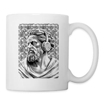 Zeus urban style: Perfect shirt for skateboarders - Mug - white - Right