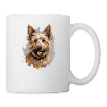 Hund Berger Picard - Tasse - Weiß - Rechts