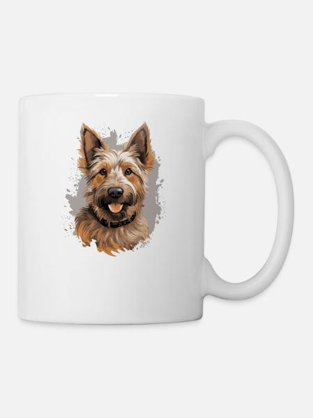 Dog Berger Picard - Mug - white