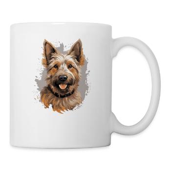 Hund Berger Picard - Tasse - Weiß - Rechts