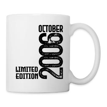 Oktober 2006 Geburtstagsgeschenk. Oktober 2006. - Tasse - Weiß - Rechts