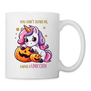 Licorne d’Halloween, j’ai une licorne - Mug blanc - blanc - Droite