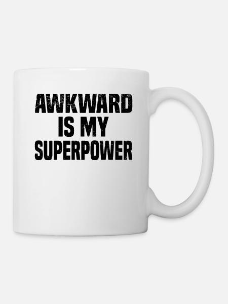 Misanthrop Menschenhasser Asozial Introvertiert - Tasse - Weiß