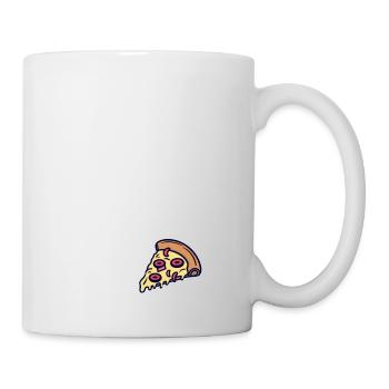 Sauvé par la pizza - Mug blanc - blanc - Droite