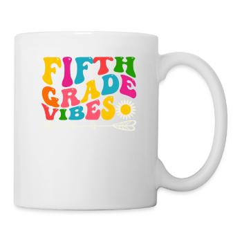 Fifth Grade Vibes 5th Team Retro - Mug - white - Right