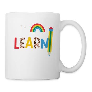 Y'All going to Learn Today Funny 100 Days of School - Mug - white - Right