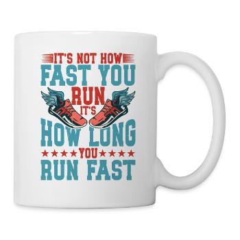 Ce n’est pas la vitesse à laquelle vous courez - Mug blanc - blanc - Droite