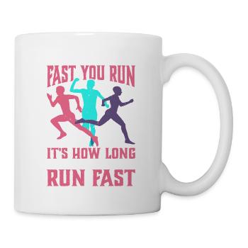 Ce n’est pas la vitesse à laquelle vous courez 2 - Mug blanc - blanc - Droite