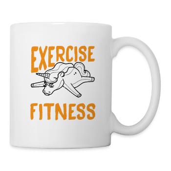 I'm In The Fitness Protection Program 2 - Tasse - Weiß - Rechts