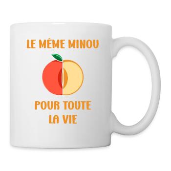 EVG Le Même Minou pour toute la vie - Mug blanc - blanc - Droite