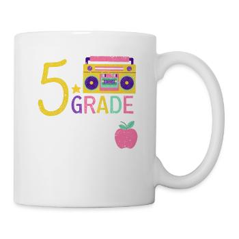 5th Grade Is My Jam Fifth 100 Days Of School Lehre - Tasse - Weiß - Rechts