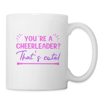 Baton Twirling Vous êtes une pom-pom girl mignonne - Mug blanc - blanc - Droite