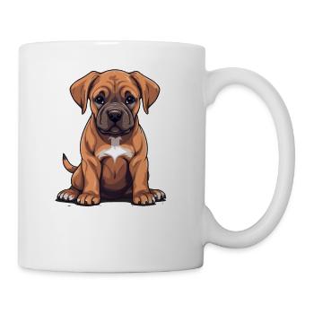 Hund Boerboel - Tasse - Weiß - Rechts